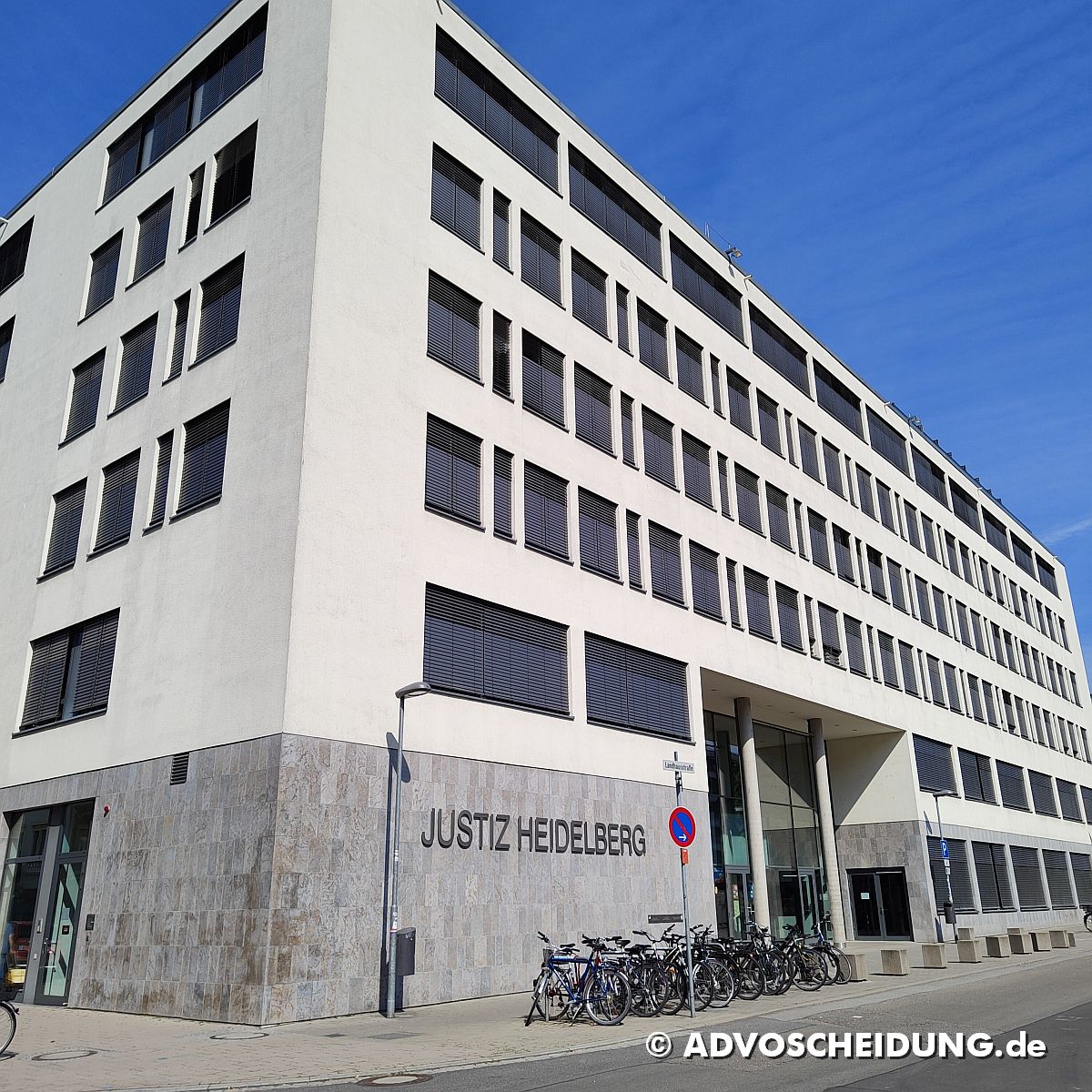 Gebäude Justizzentrum Heidelberg mit Amtsgericht