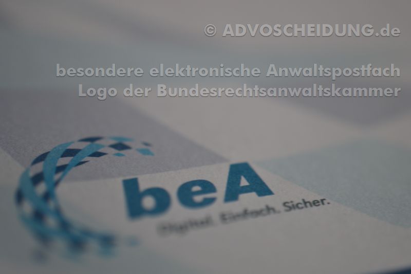Scheidung online einreichen über das beA in Erfurt