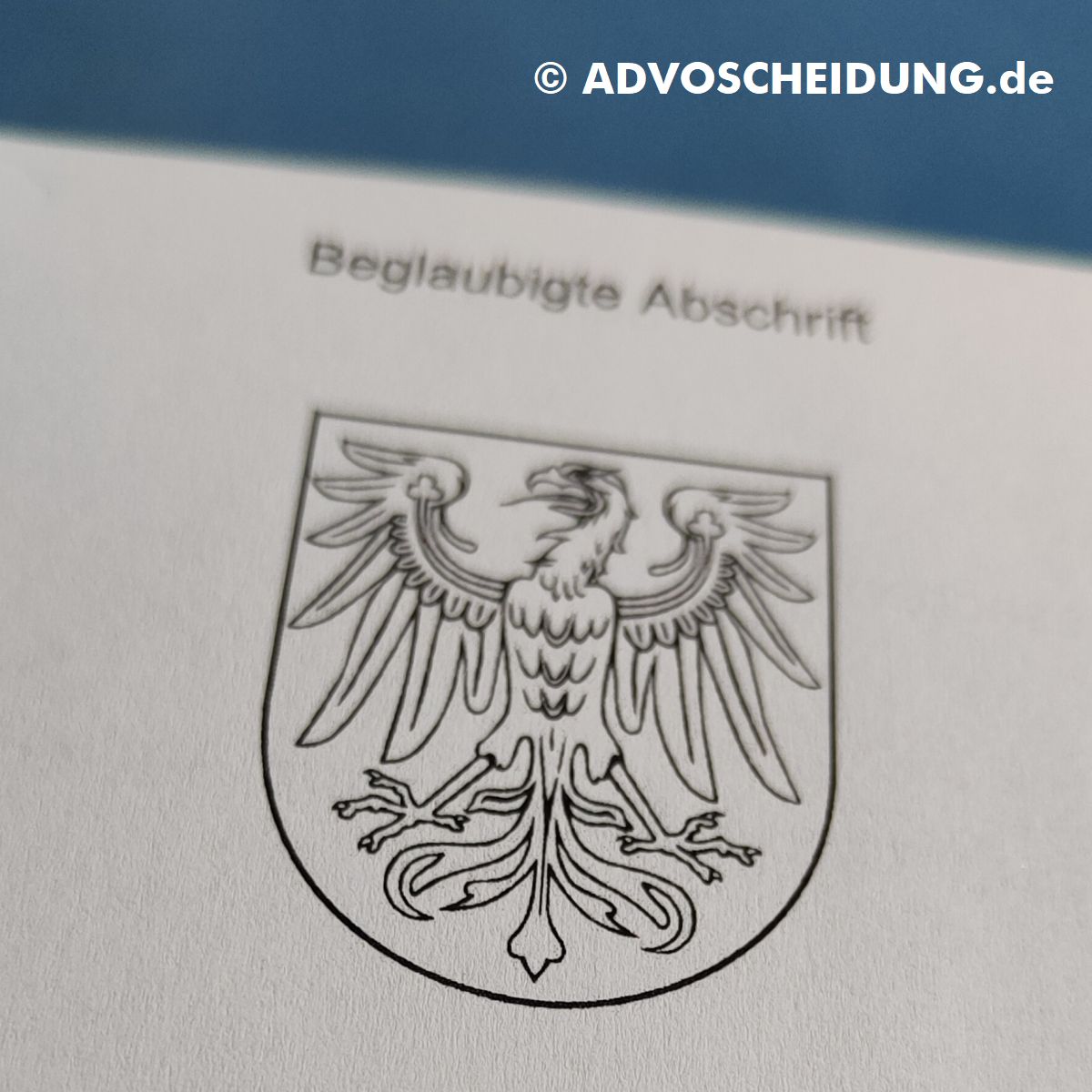 Scheidungsbeschluss Amtsgericht - Familiengericht - Brandenburg