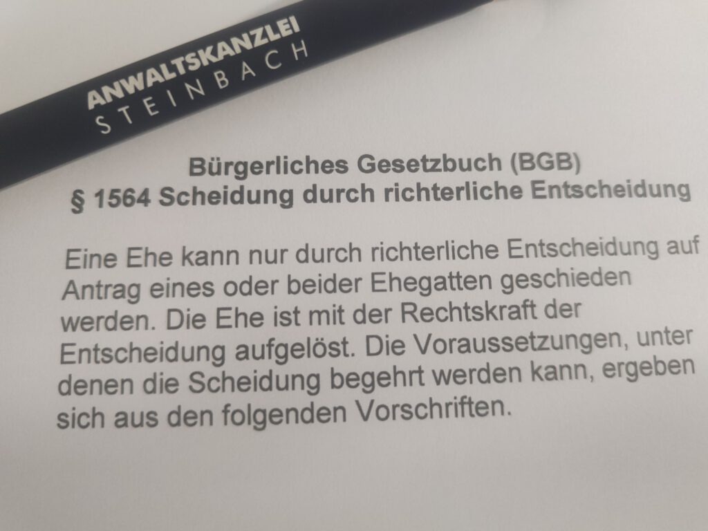 Herkömmliche Scheidung