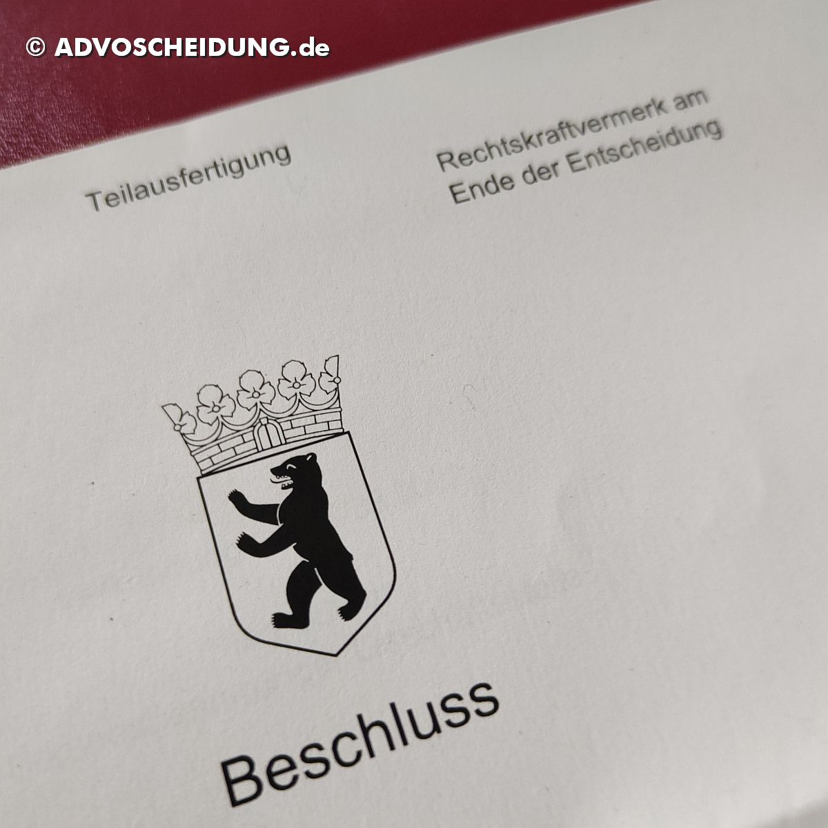 Scheidung online einreichen über beA in Berlin