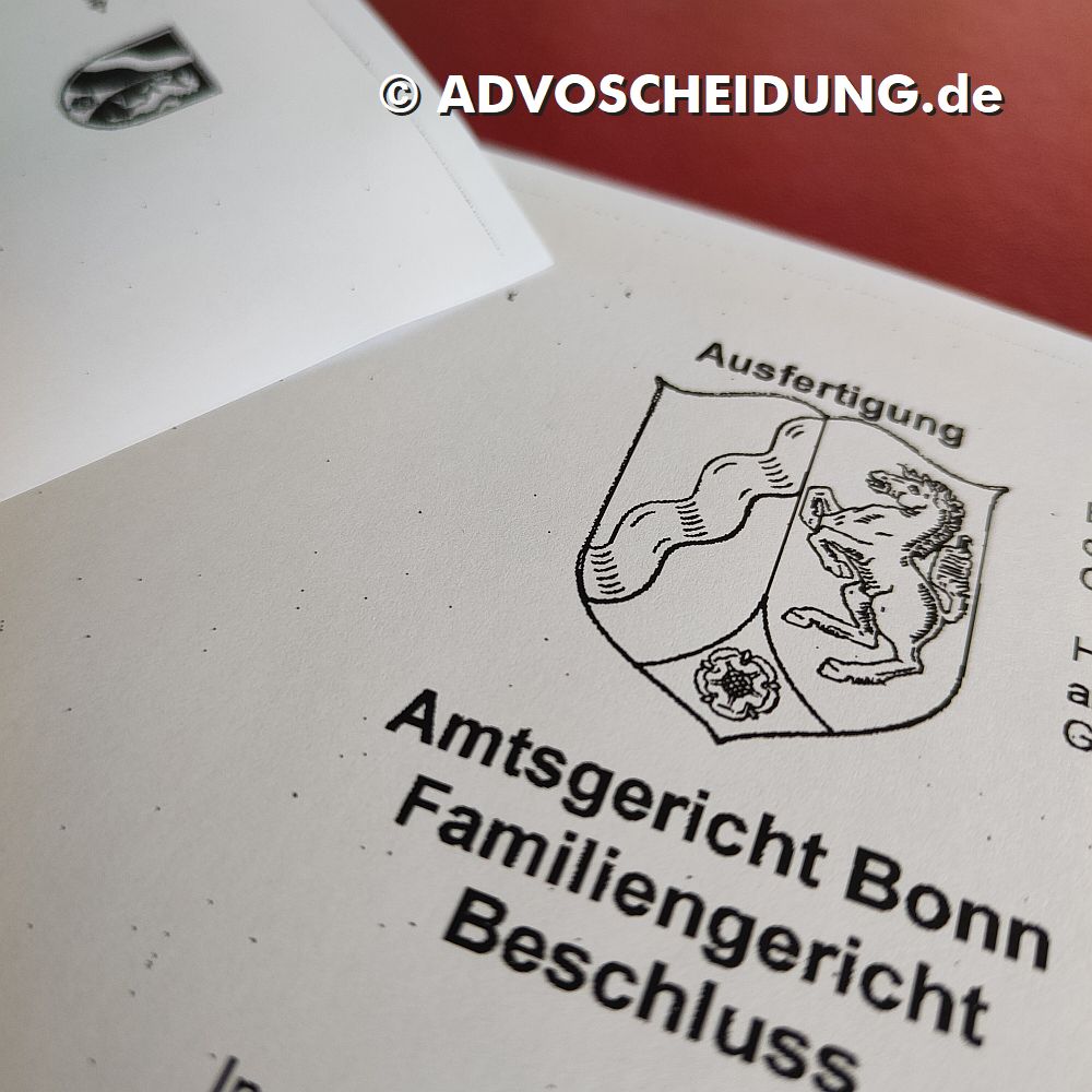 Scheidung online einreichen über das beA durch Anwalt in Bonn