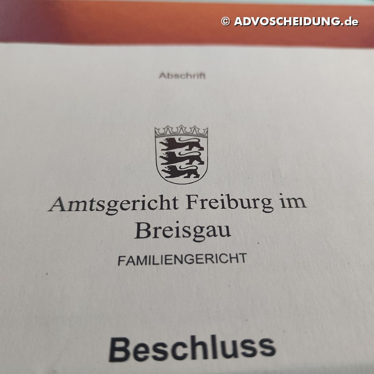 Scheidung online einreichen über das beA durch Anwalt in Freiburg