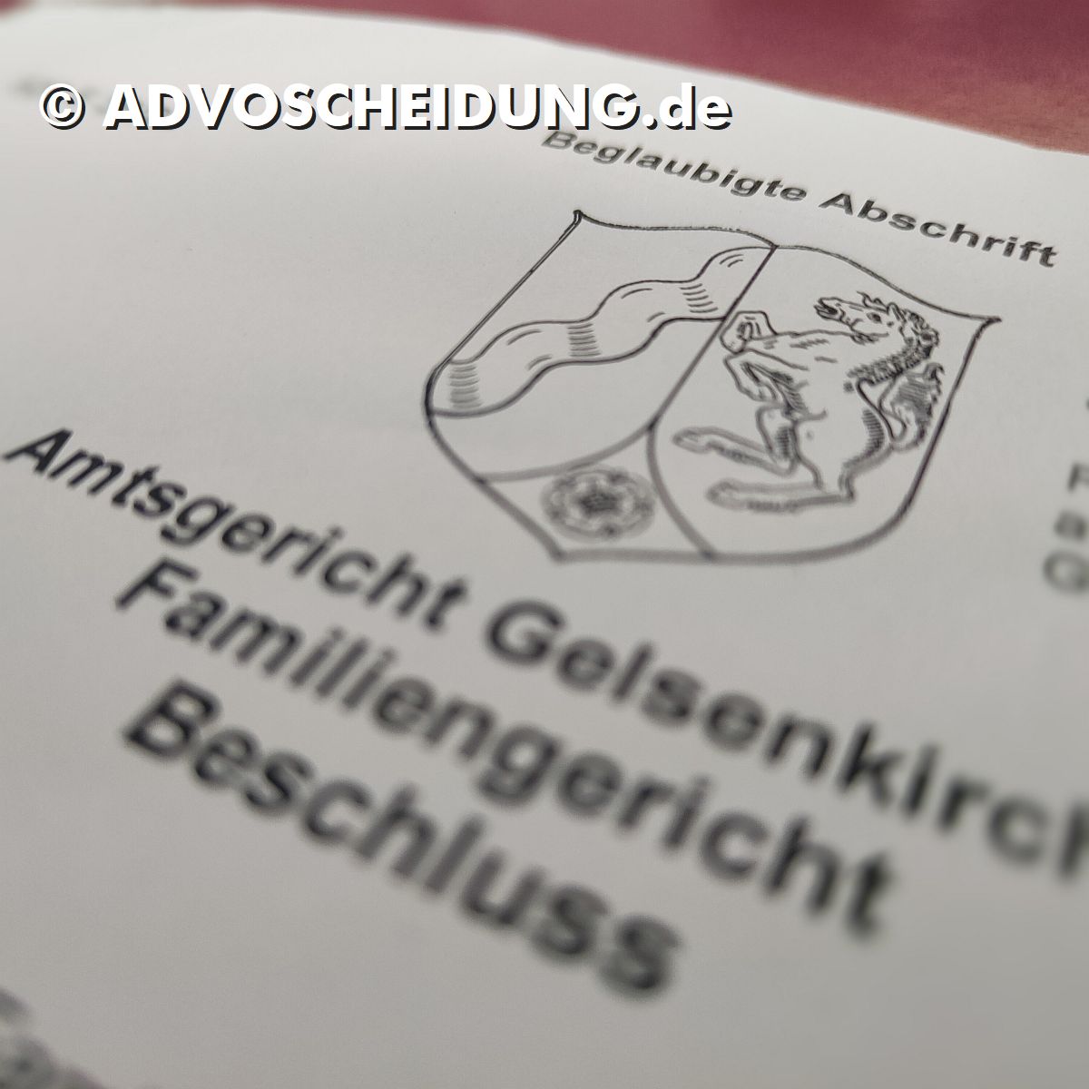 Scheidung online einreichen über das beA durch Anwalt in Gelsenkirchen