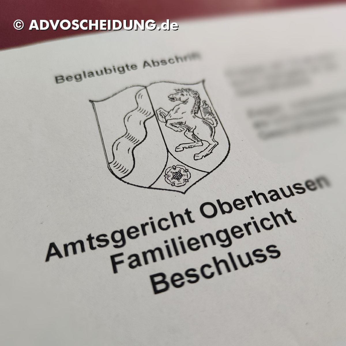 Scheidung online einreichen über das beA durch Anwalt in Oberhausen