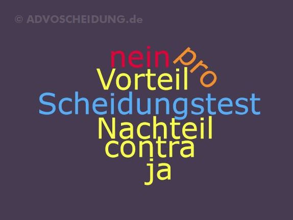 Scheidung oder nicht