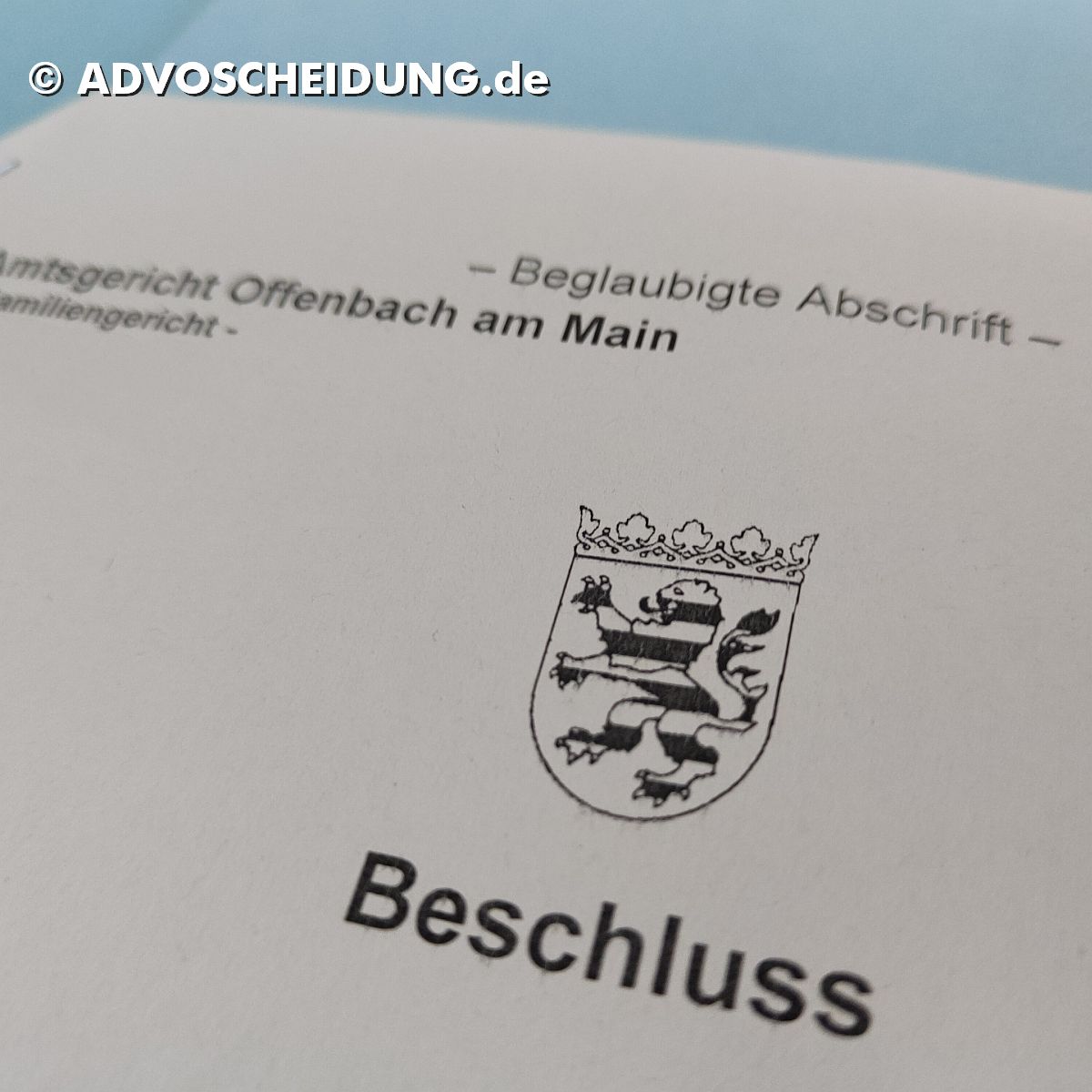 Scheidung online einreichen über das beA durch Anwalt in Offenbach